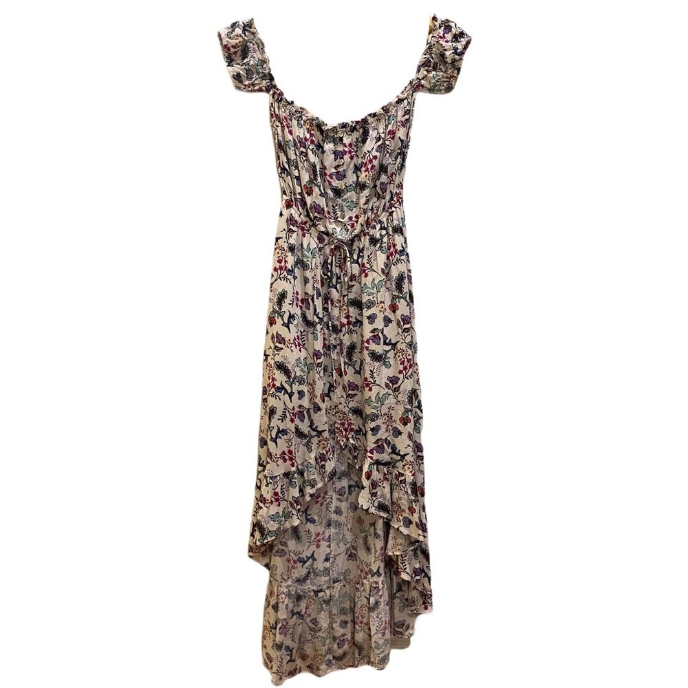 ILLA ILLA Romantic High / Low Off-Shoulder Dress